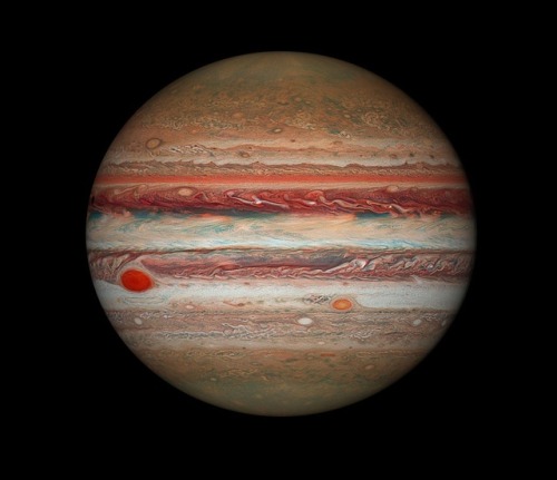 astronomyblog:Hubble’s Jupiter and the Shrinking Great Red Spot Image Credit: NASA, ESA, Hubble, OPA