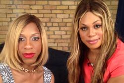 raijumykaiju:  CeCe McDonald and Laverne Cox, tweeted jan 15 by @FreeCeCedoc  (x)  (x) CeCe looks so happy and beautiful! 