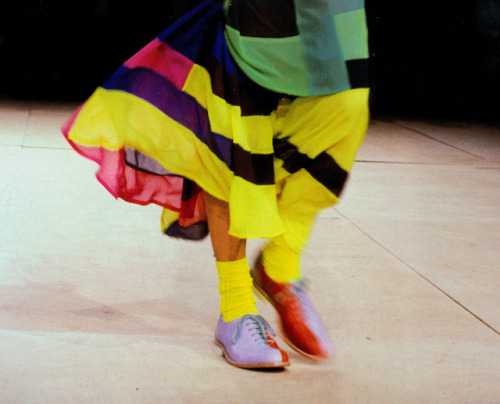 drkshdwbnch: archivings: shoes at Comme des Garcons Spring/Summer 1996 clown clown clown .. 