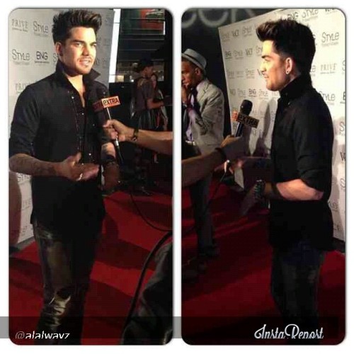 Adam Lambert red carpet at The Kami Shade’ Runway Show Tonight!! #fashion #clothing #trendy #love #chic #pretty #sexy #musthave #glam #stylist #dresses #wedding #girls #fierce #kamishade #couture #style #designer #fashionista #instafashion #instagood...