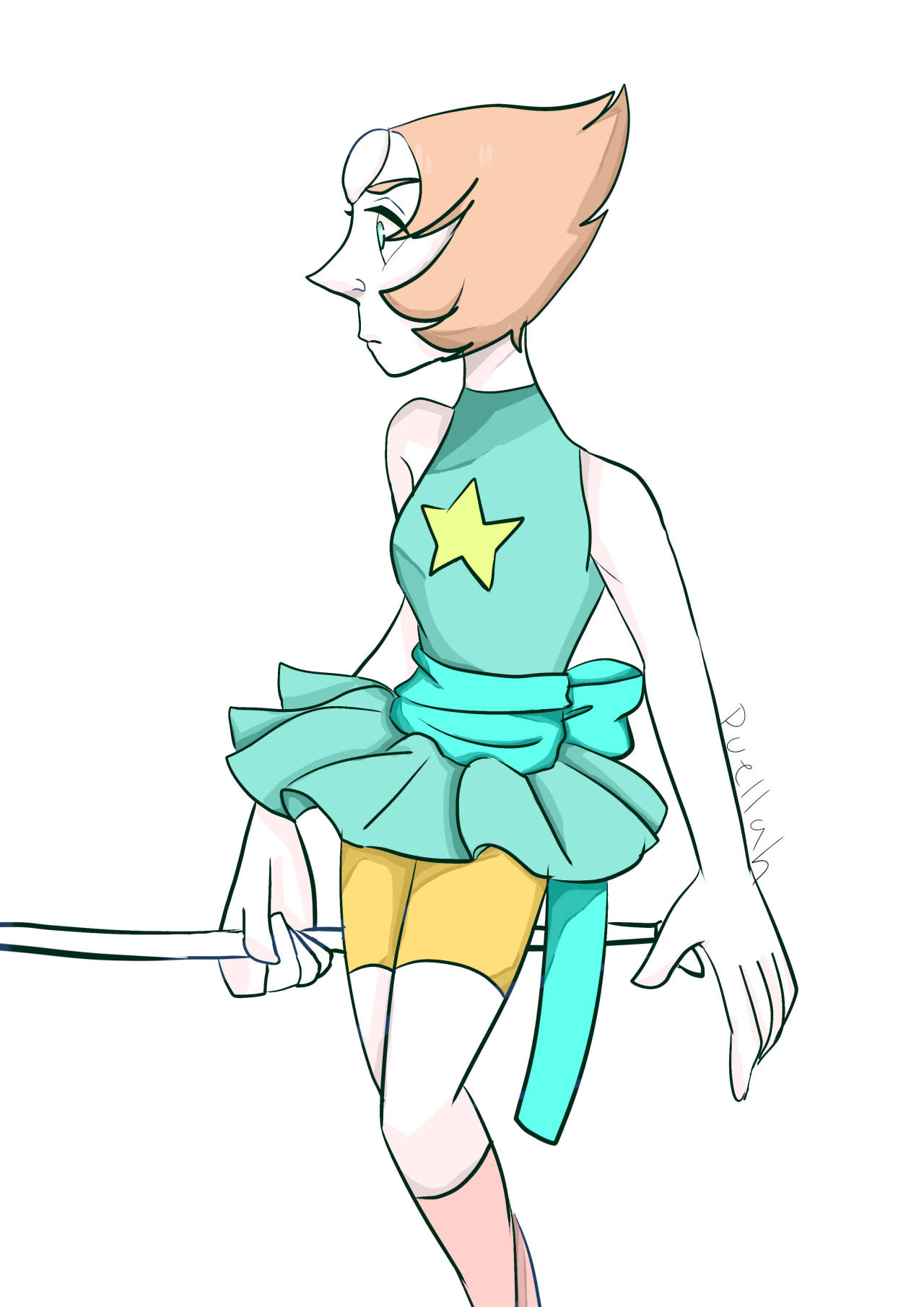 molgerabattle:  Coloring practice with Pearl! 