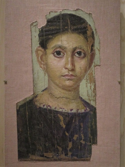 Portrait of a Young Woman, 130-150 BCE, Antinoe, EgyptLouvre Museum, ParisPhoto by Charles Reeza