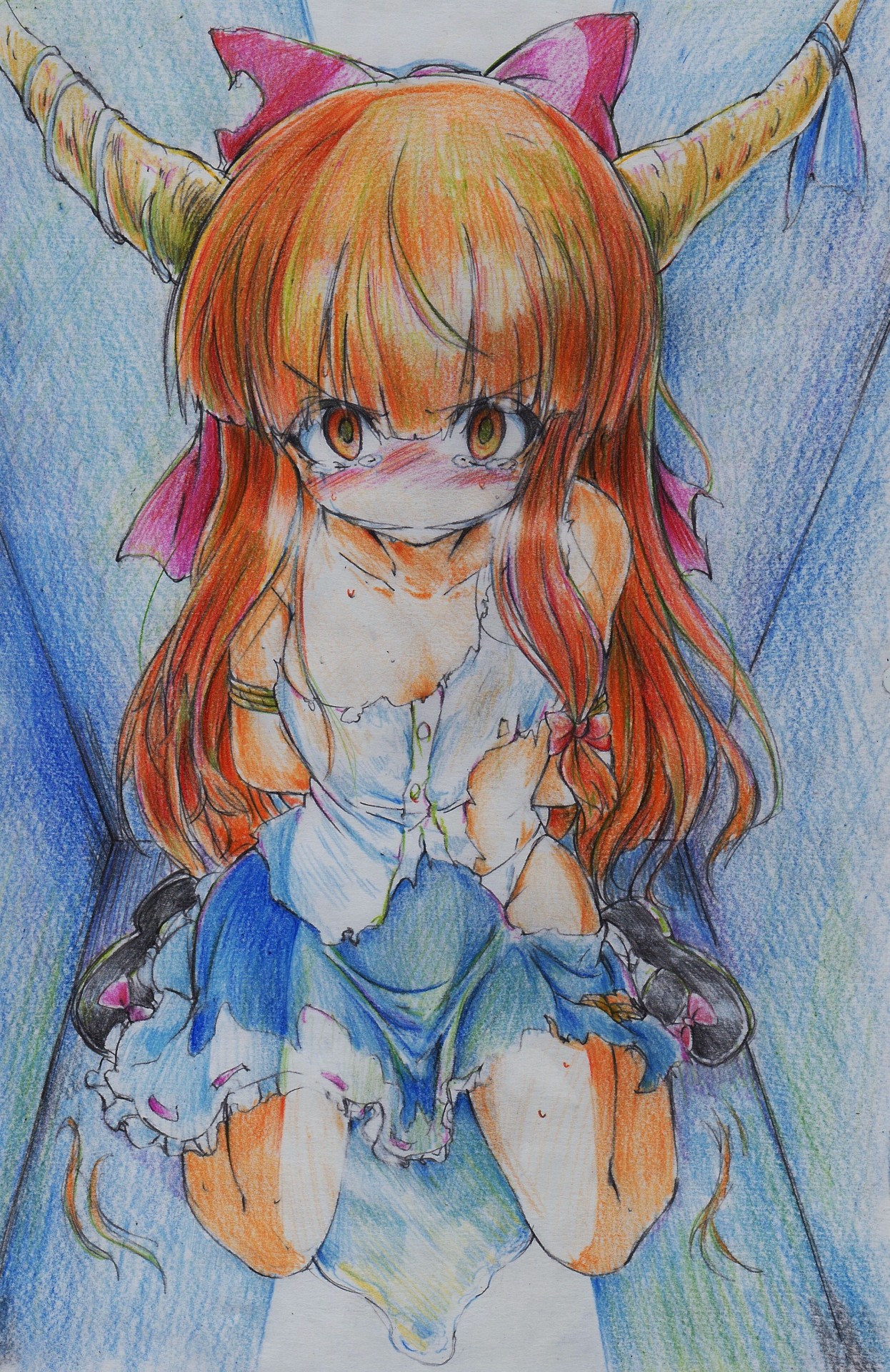 misa-kichi:  「「ん？鬼？」」/「ニチボツ」の作品 [pixiv] #pixitail
