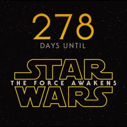 starwarscount:278 days until #StarWars #TheForceAwakens
