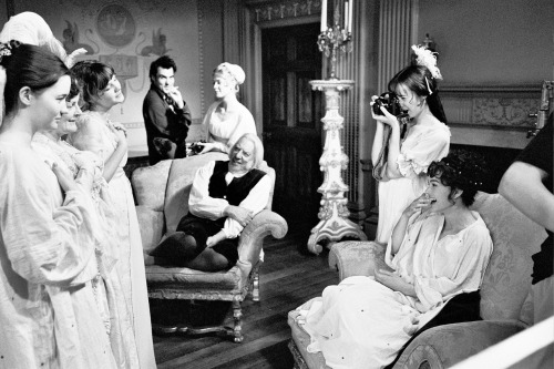 pride and prejudice on set