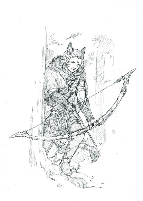 voidshards: Sketch commission for @forever-halone ! WW Fayre'a was a delight to draw and I had a lot
