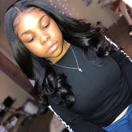 Frontal wig on my gorgeous client yesterday  My holiday specials have started! Frontal WIG installs 