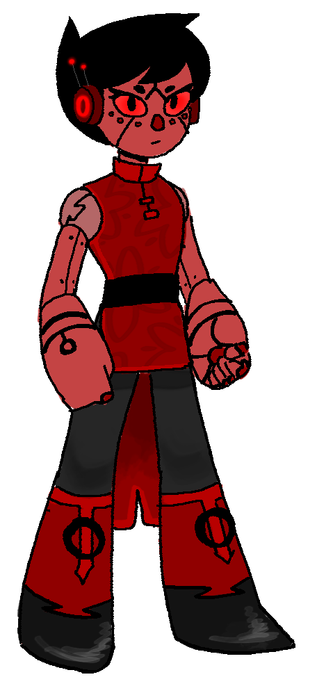 got enough red going on there, pal? oc warning