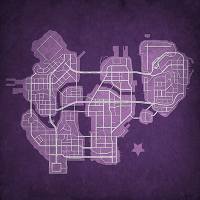 otlgaming:  MINIMALIST VIDEO GAME MAP PRINTS One of the best things I love about