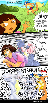 Vitreau:  Dora La Bizarra Exploradorarararararara By ~Avielsusej Swiper Will Think