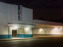 agelessphotography:Greyhound Station, Wichita, Kansas from the Roadside America series, Josef Hoflehner, 2013