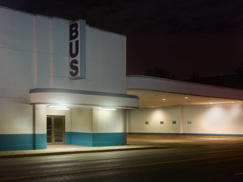 agelessphotography:Greyhound Station, Wichita, Kansas from the Roadside America series, Jo