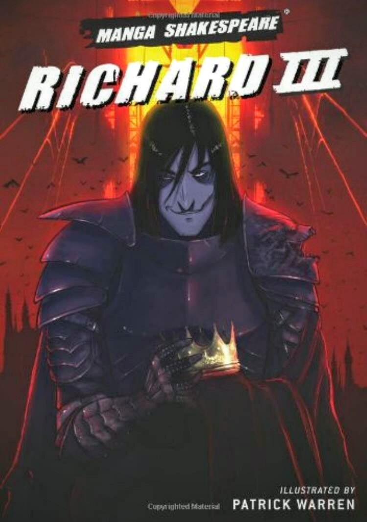 Started and finished #reading Manga Shakespeare: Richard III, adapted by Richard Appignanesi, illustrated by Patrick Warren.
E borrowed this from the library for T15, and I decided to give it a go myself. The lurid plot and pantomime villainy of...