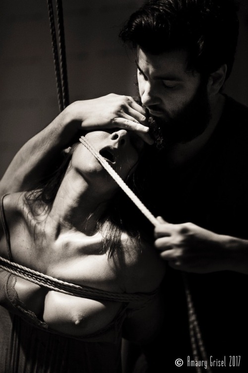 knbk-shibari: Amazing picture by talented Amaury Grisel @amaury-grisel-shibari Ropes by knbk-shibar