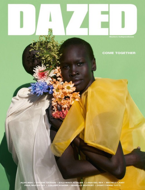 femmequeens:Alek Wek and Grace Bol photographed by Viviane Sassen for the spring/summer 2017 issue o