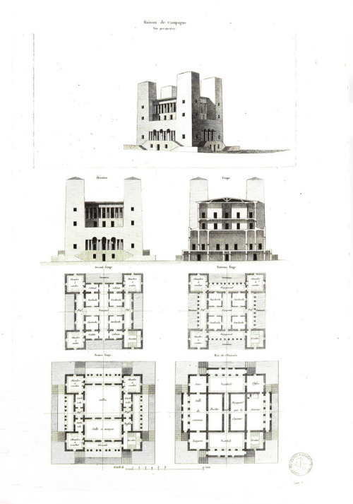 Country Houses. Francen.d.. Claude-Nicolas Ledoux