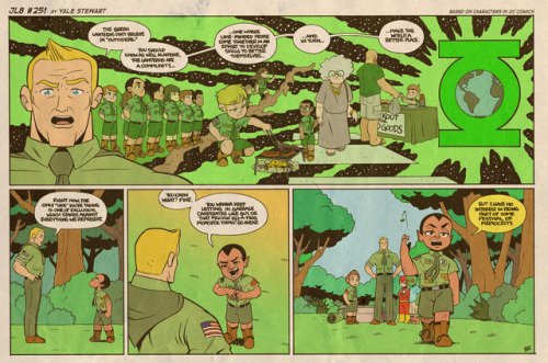 JL8 #251 by Yale StewartBased on characters in DC Comics.Like the Facebook page here!ArchiveTwitterH