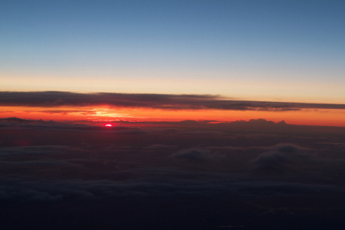 Sunset at 35,000 Ft. by Phoenix Rising Photography on Flickr.