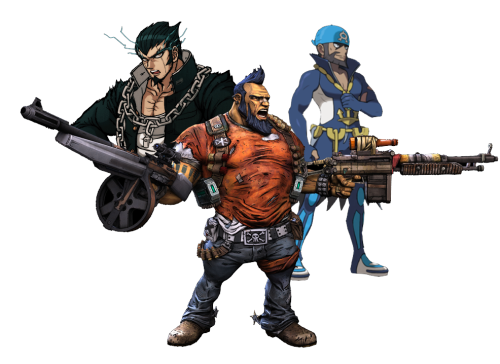 mercsmuffler:the holy trinity