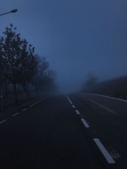 Porn limerencey:blue grey fog on a winter evening photos