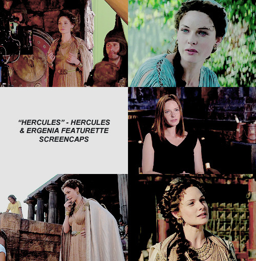 UPDATE - Rebecca Ferguson in the Hercules and Ergenia Featurette from Hercules (2014). You can see a