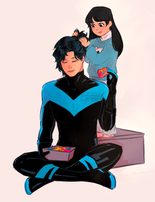 Nightwing Babysitting Lian