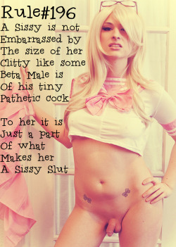 sissyrulez:  Rule#196: A Sissy is not embarrassed