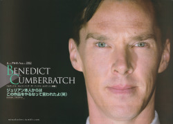 cumberbuddy:  miwakosher:  ムービースター 2014年 01月号 [雑誌]  http://www.amazon.co.jp/dp/B00GIX60E8/ref=cm_sw_r_tw_dp_kwBJsb1PQ835G   His eyes, i swear to god. How can someone’s eyes be that awesome? 