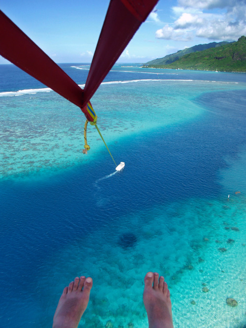 benjoyment: I caught some big air while barefoot skiing.