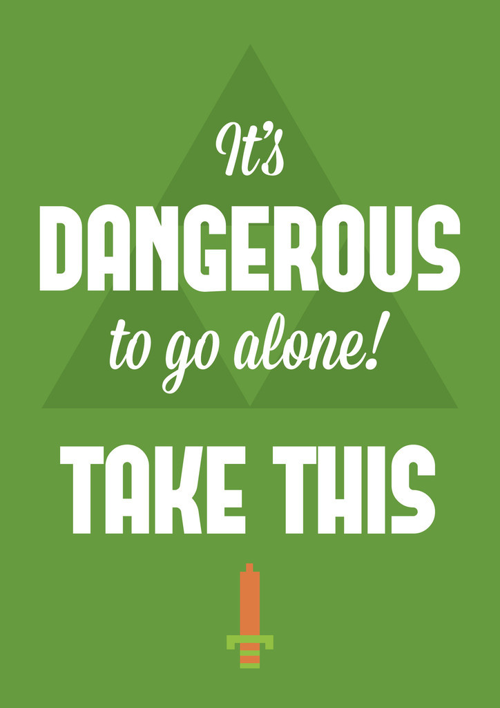 insanelygaming:  Video Game Quote Posters Created by GamerPrint Prints available