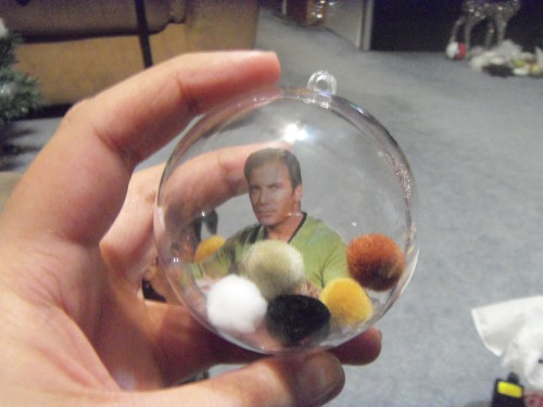 polishedash: Day 17 - Tribbles!!! Star trek, Kirk surrounded by fluffy tribbles. Kirk was printed ou