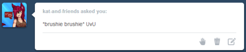 askbreejetpaw:  Yey~Brushies (^o^)  Cuuuuute <333