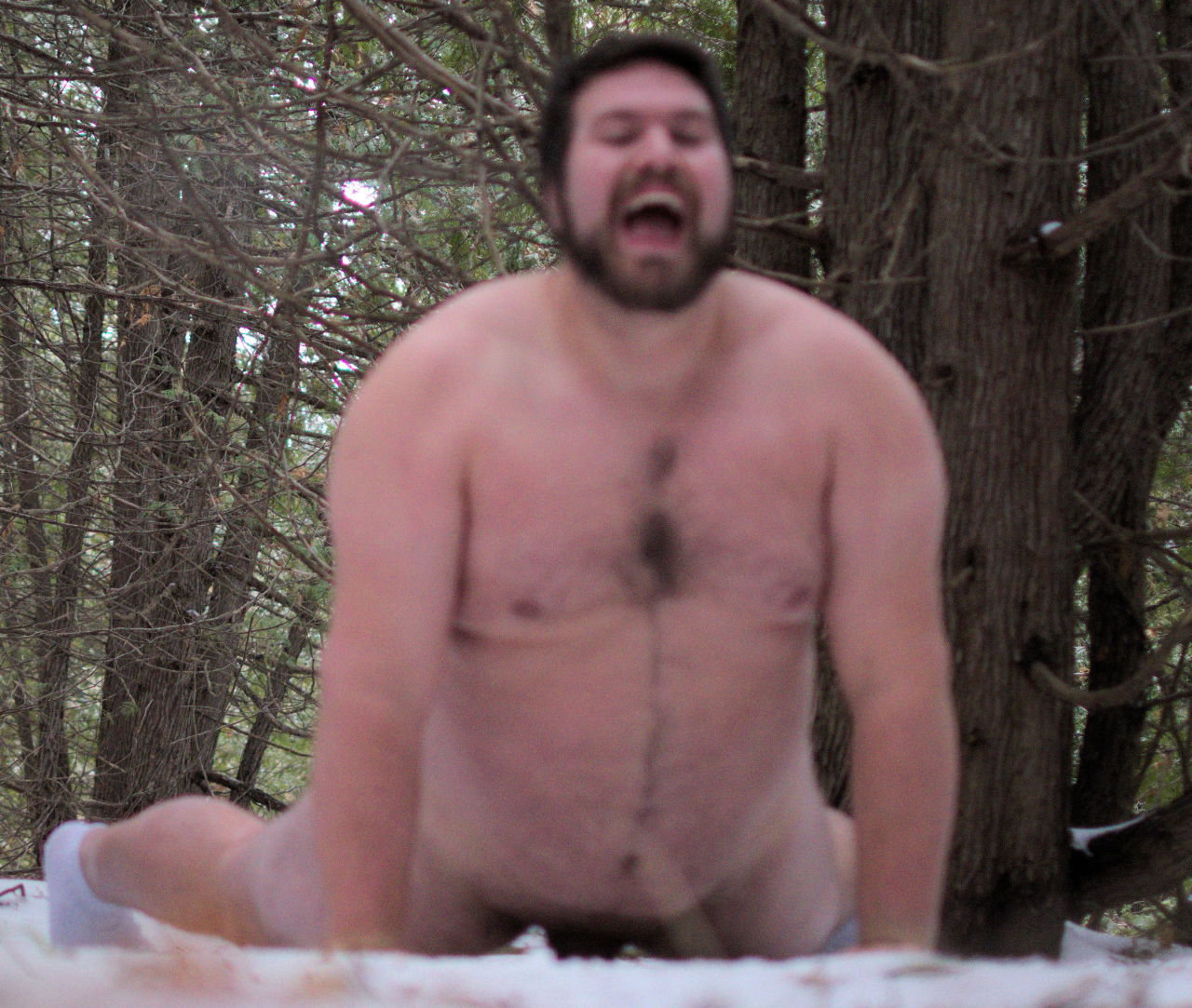 bearberlycrusher:  Outtakes from my winter set. The first one… that snow and ice