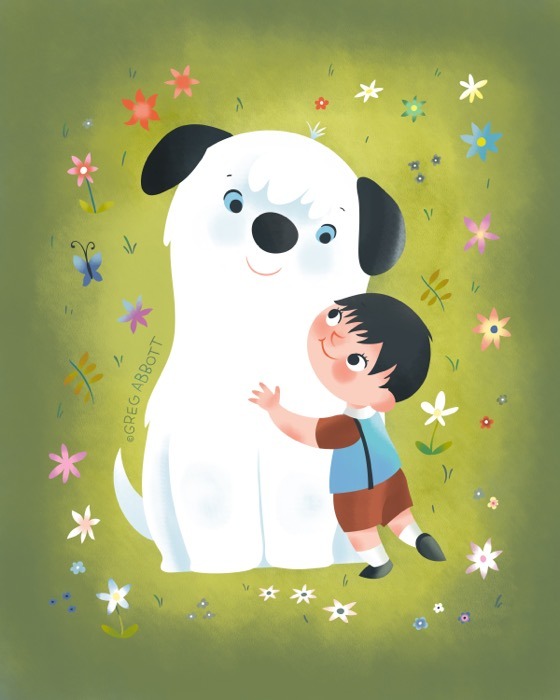 gregabbott:  Best Friends Available at Society6.  © Greg Abbott Created (YMD) 2014-10-16.