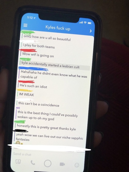 actyourshoesizegirl: lena-zorel: 20gayteen is so fucking real x “Kyle accidentally started a L