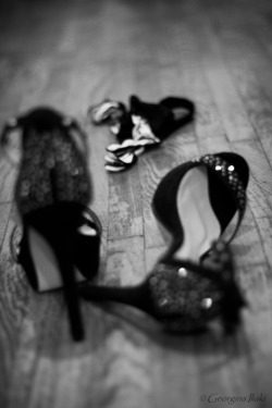 kitteninlouboutins:  Sign of a good night. High heels and panties on the floor. ;)