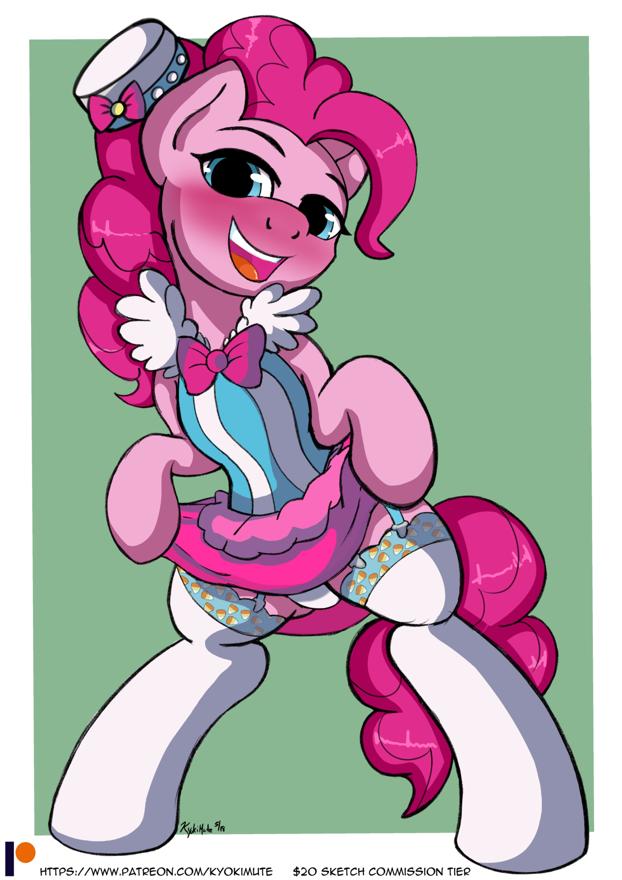 mylittledumbler:  kyokimute:  Pinkie Pie lets loose!Part 2 of the Patreon Reward