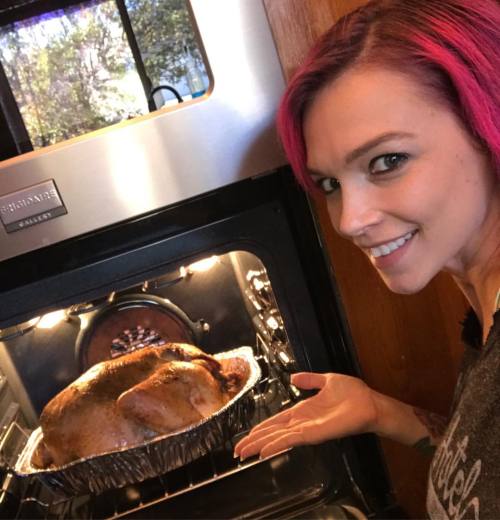 Porn Pics annabellpeaks:Thanksgiving meal prep officially