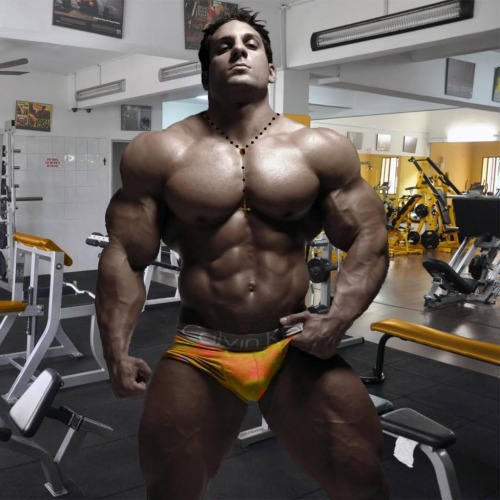 drwannabe:  Armon Abidi [view all posts of Armon]   Exceptional muscular build, awesome pecs and a great looking bulge - WHEW