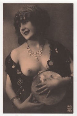 vintage-juene-femme:  Antique Erotic Postcard