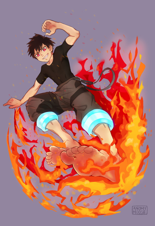 I love Fire Force and Immediately imagined B-Boy Shinra