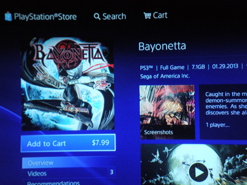 akiyama-san:  THAT IS HILARIOUS Bayonetta is on sale THE WEEK BEFORE THE SEQUEL COMES OUT ON THE RIVAL CONSOLE