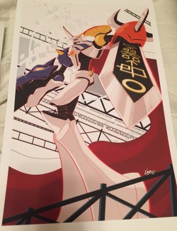 krishpy:  Got this amazing art print today from the Erik Ly booth at WonderCon. I love love love the angle!!