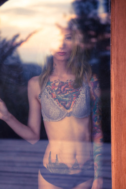 Back Porch Sunsets. Photo By Noisenest For @Zivity - Model Theresa Manchester Http://Www.zivity.com/Models/Manchester/Photosets/50