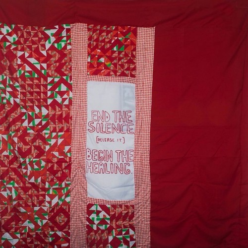 END THE SILENCE [release it] BEGIN THE HEALING https://themonumentquilt.org #MonumentQuilt #notalone