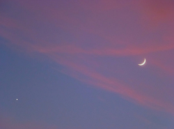 malovelle:  Venus and the Moon 