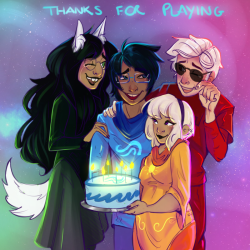 saintoftoastersdoodles:  Happy Belated 413!  Thanks for making the comic - its the best thing I’ve ever experienced  