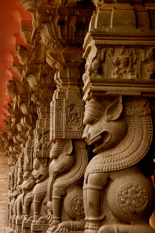 arjuna-vallabha:Simhachalam temple pillars