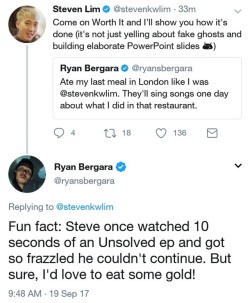 rycnbergara:will we finally get an actual Worth It and Unsolved crossover