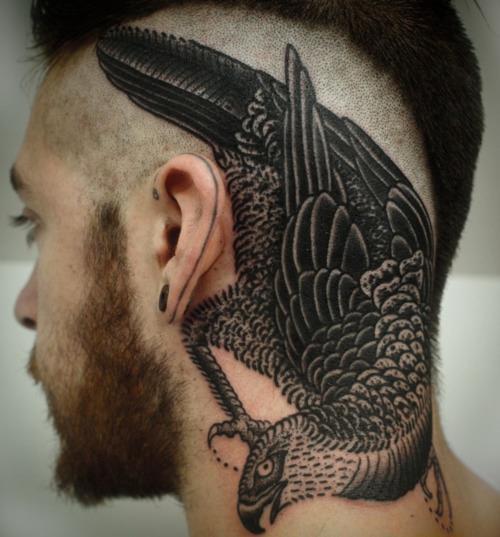 gnarcissusart:  head tattoos, can’t wait to get my head tattooed this spring :D   Been diggin’ the head tattoo aesthetic. I would like to get one in the future.